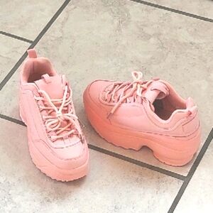 Berness Shoes, Size‎ 8, Light Pink Platform